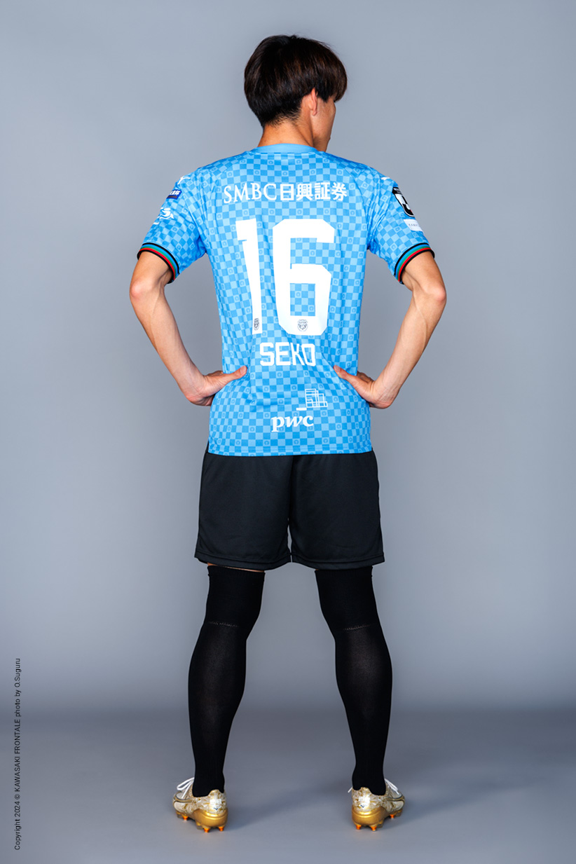 MF16/瀬古 樹選手 | 選手・スタッフプロフィール2024 : KAWASAKI FRONTALE