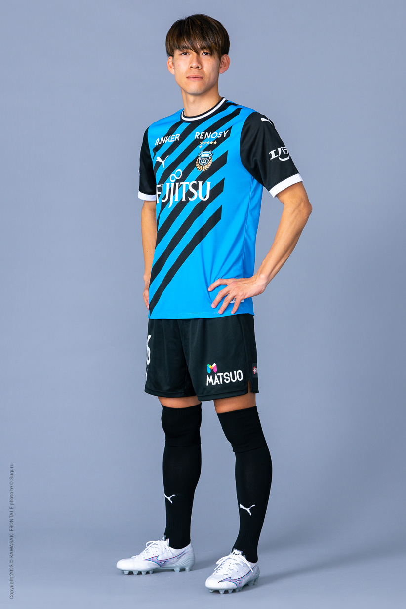 MF16/瀬古 樹選手 | 選手・スタッフプロフィール2023 : KAWASAKI FRONTALE