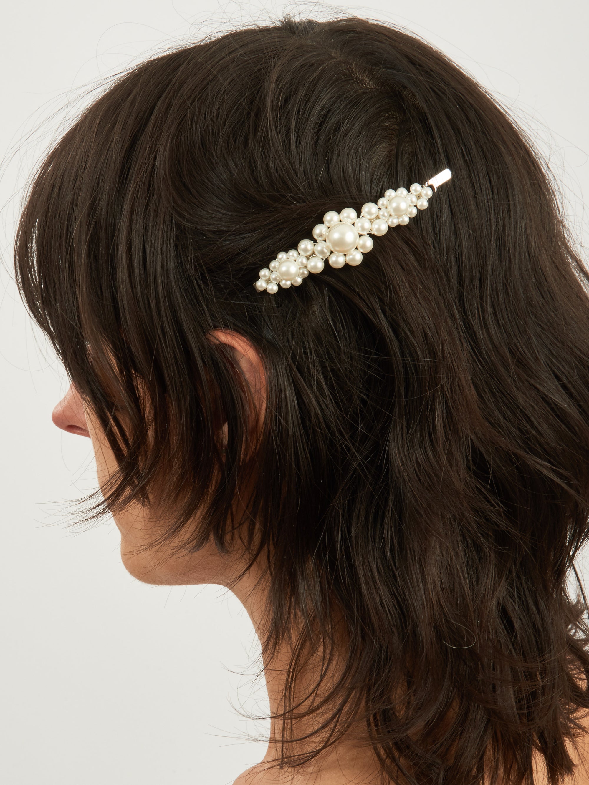 Simone Rocha - Pearl Large Flower Hair Clip – Frances May