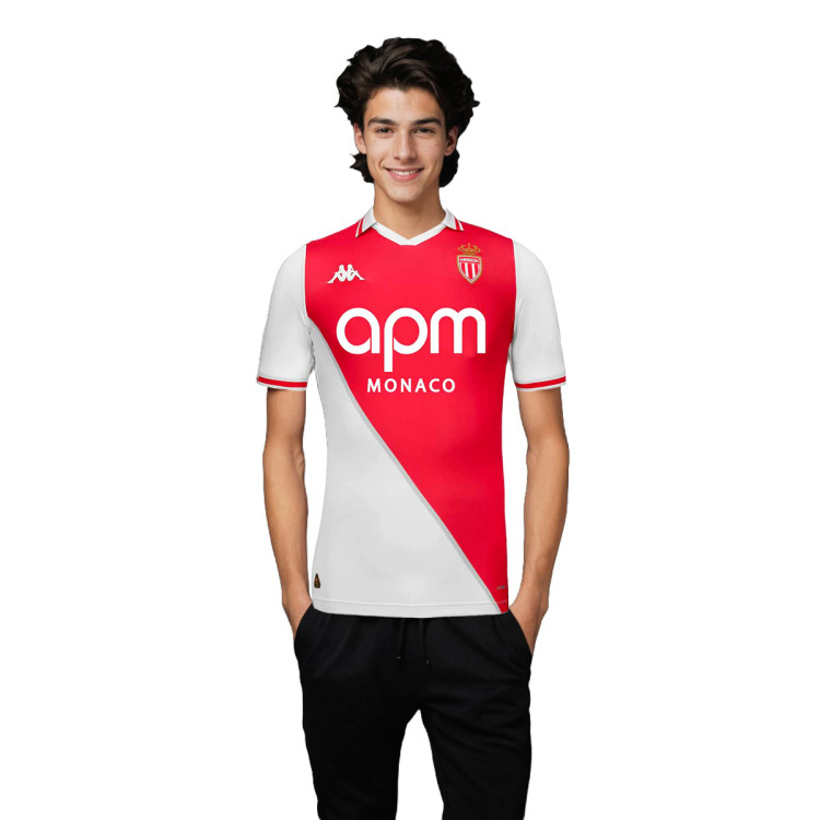 Jersey Kappa Authentic AS Monaco Primera Equipación 2024-2025