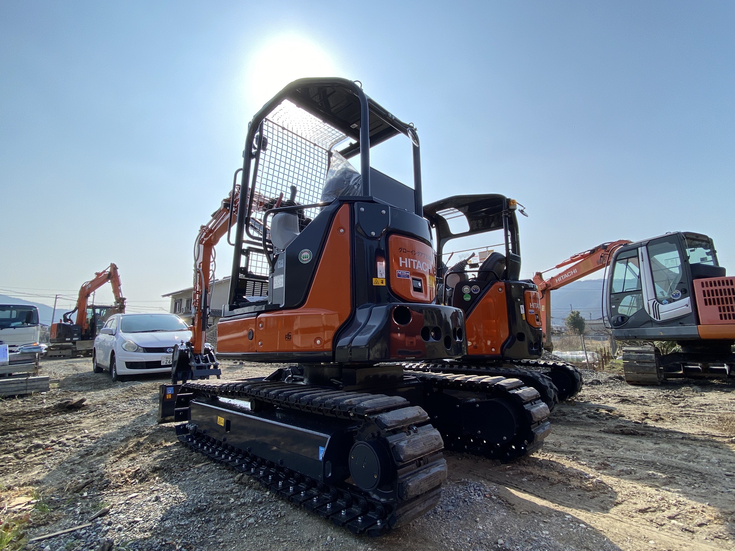 新車納入実績】ZX35U-5B（木造家屋解体機）/ ZX30UR-5B◇富士岡山運搬