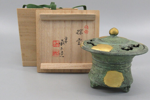 四世 秦蔵六作『純金製 博山炉』を高額買取！気になる買取価格と査定