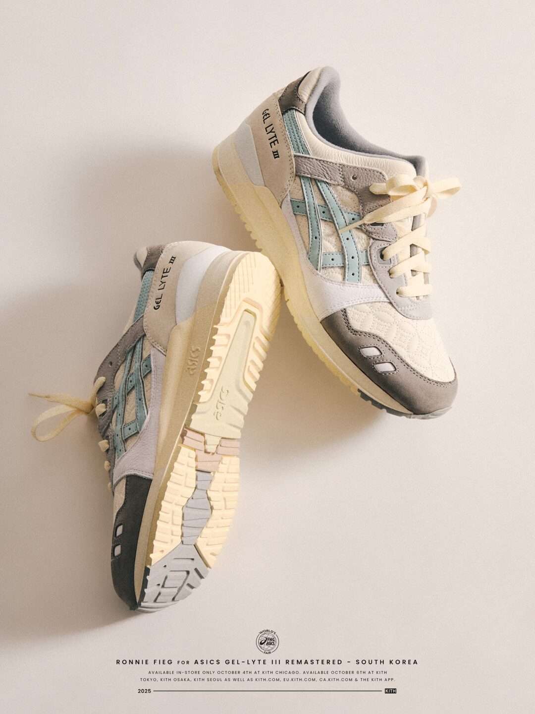 2025年 10/4 & 10/6 発売予定】KITH Ronnie Fieg x ASICS “World's
