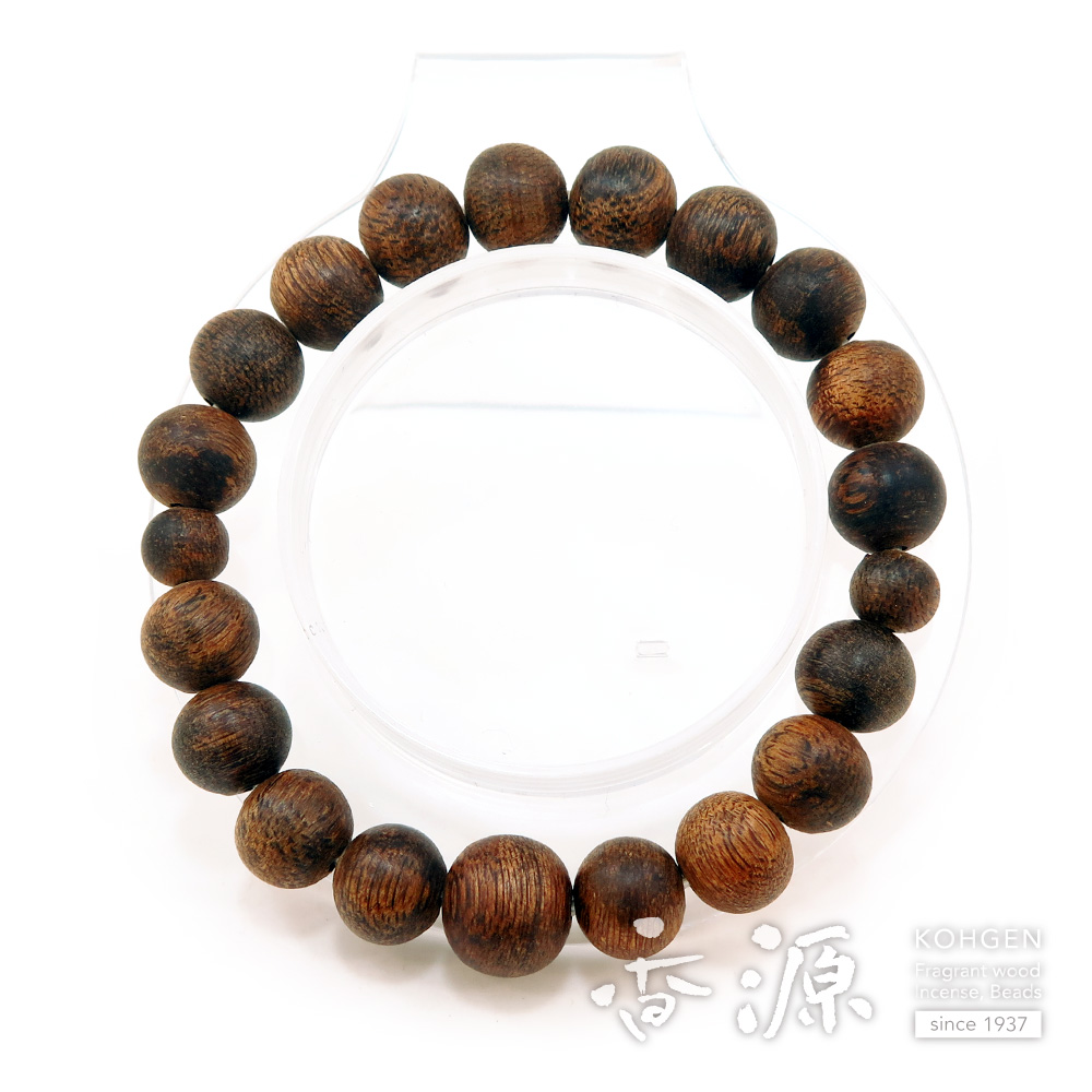 極上タニ沈香10mm玉ブレスレット No.Aの通販 - お香専門店香源