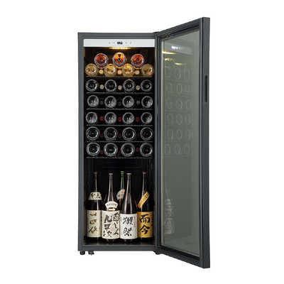 フォルスタージャパン ワインセラー 84本 右開き シルバーグレー FJH
