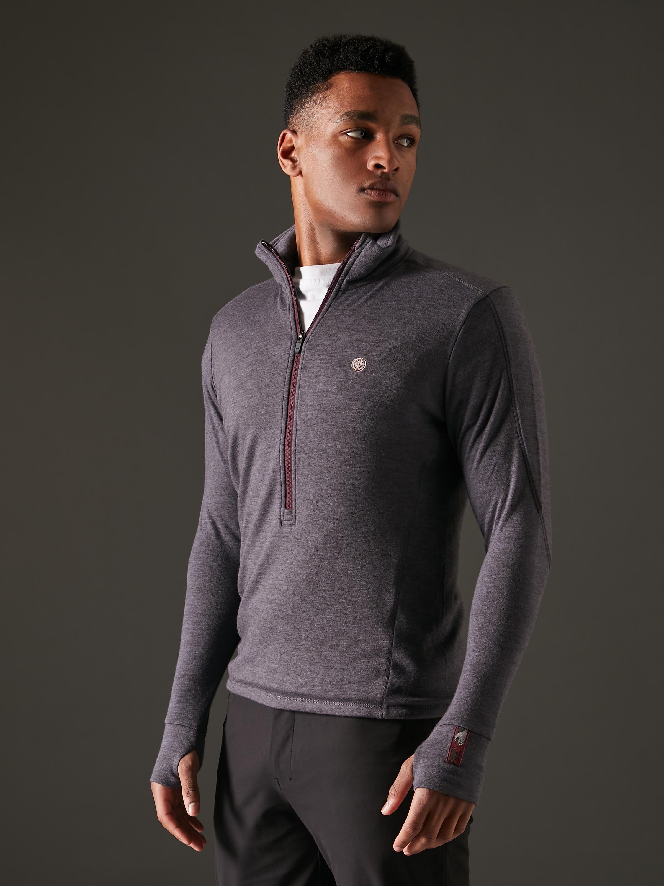 Men's Xenolith Yak Wool Sweater - Slate – kora