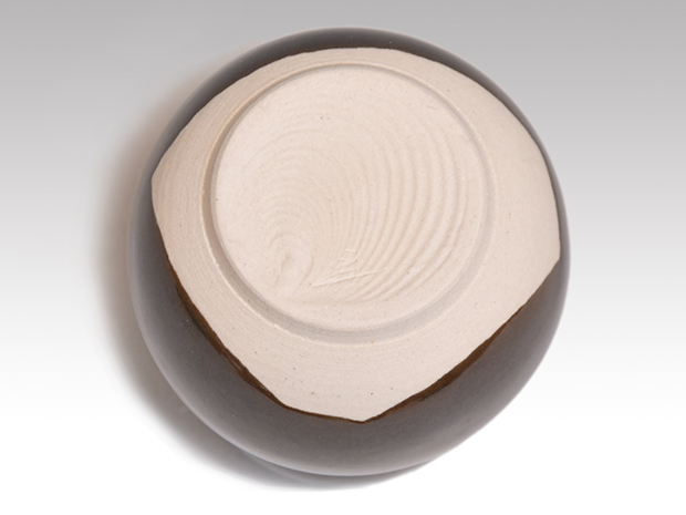 瓢形茶入 桶谷定一(作) 牙蓋 仕覆 共箱 未使用 | 古美術ささき