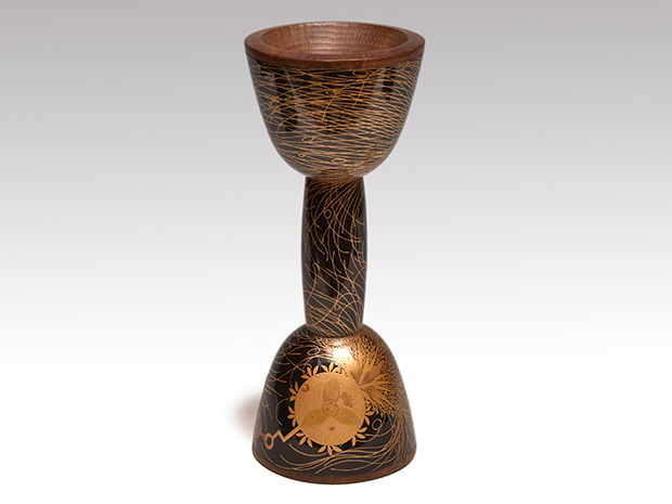 小鼓胴 久寿玉蒔絵 江戸中期 | 古美術ささき