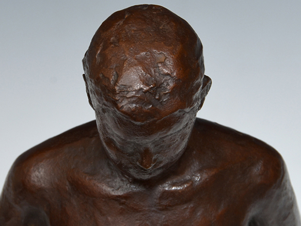 彫刻家 瀬戸團治（造）「大気」裸婦 ブロンズ像 共箱 | 古美術ささき