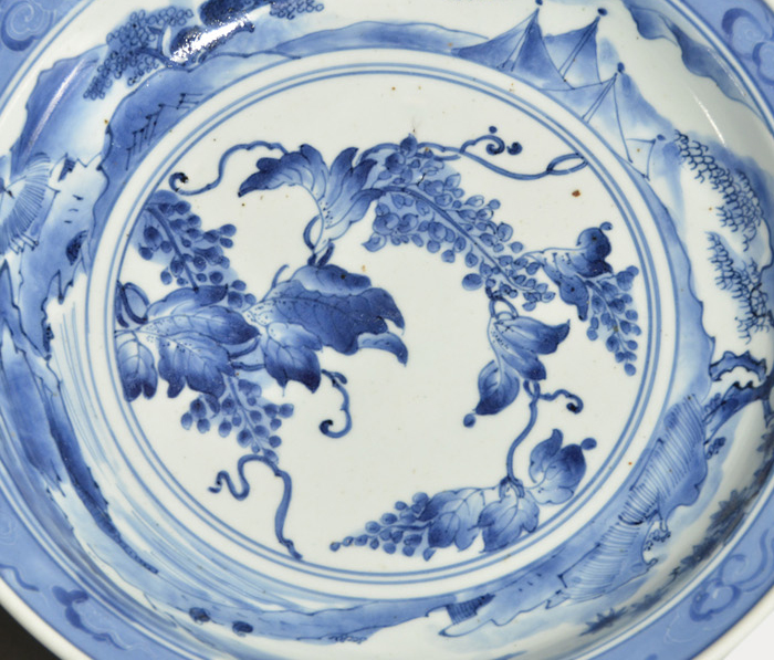 古九谷 花柄 皿 江戸時代 古九谷 花 皿 江戸時代 古九谷 花柄 お皿