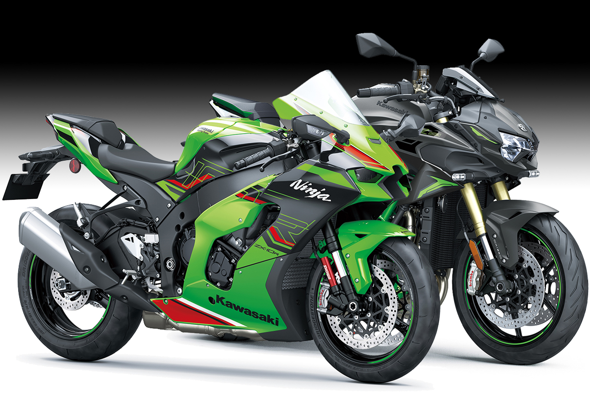 Ninja ZX-10R、Z H2 SE]23年モデルのカラー＆グラフィックが発表