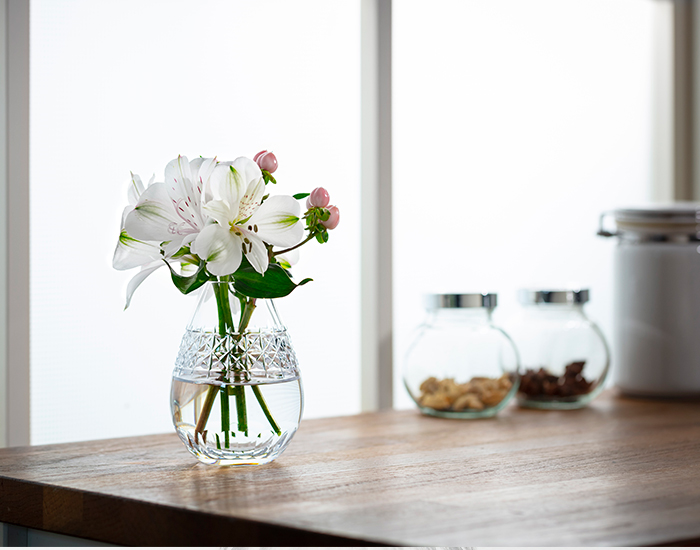 フ*ク様 バカラ クリスタルガラス カットデザイン 花瓶 バカラ 花瓶