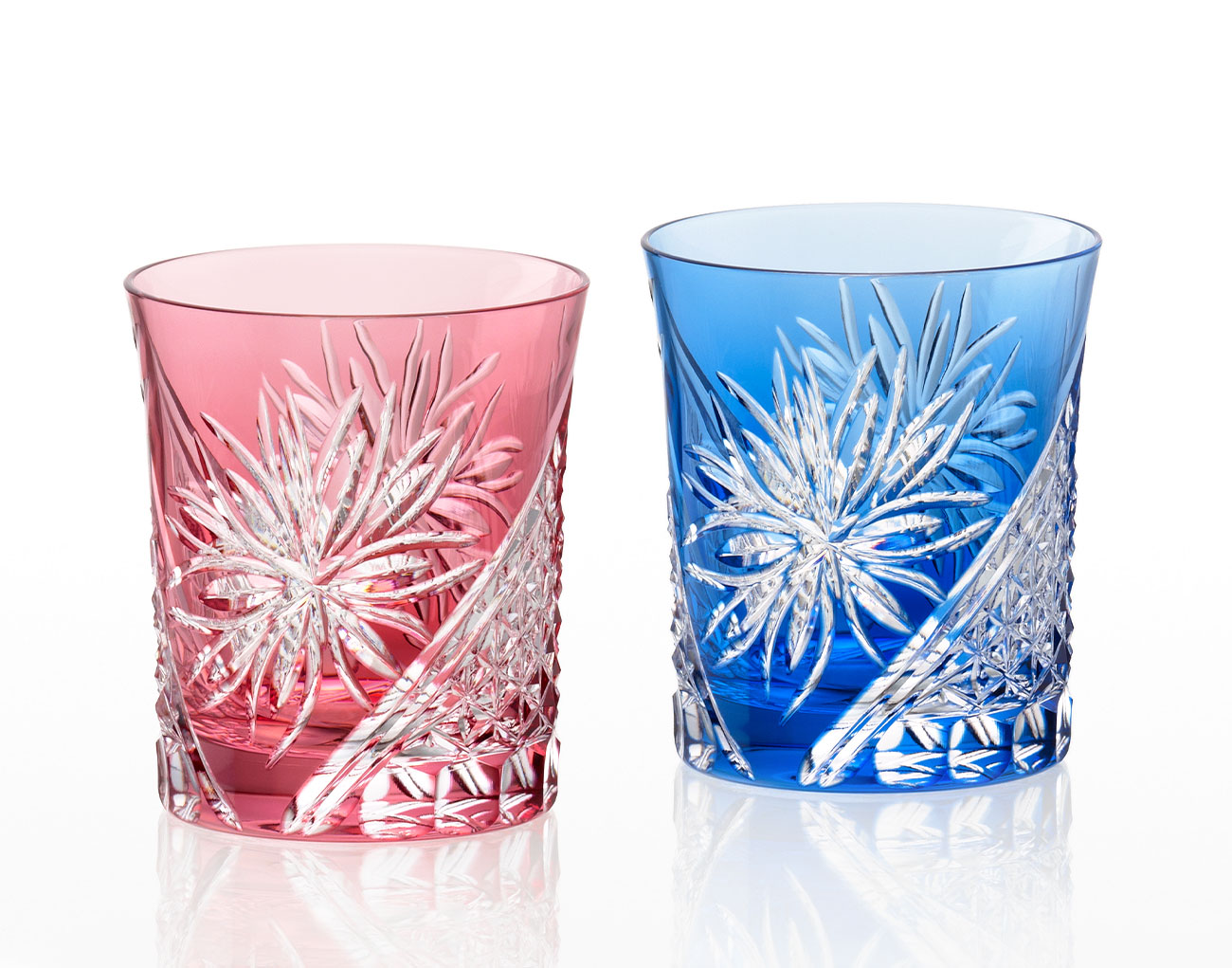 江戸切子 祝だるま（中） | カガミクリスタル