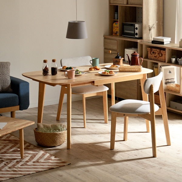 伸長式 ダイニングテーブル kelapa(クラパ) 幅85-135cmの通販情報