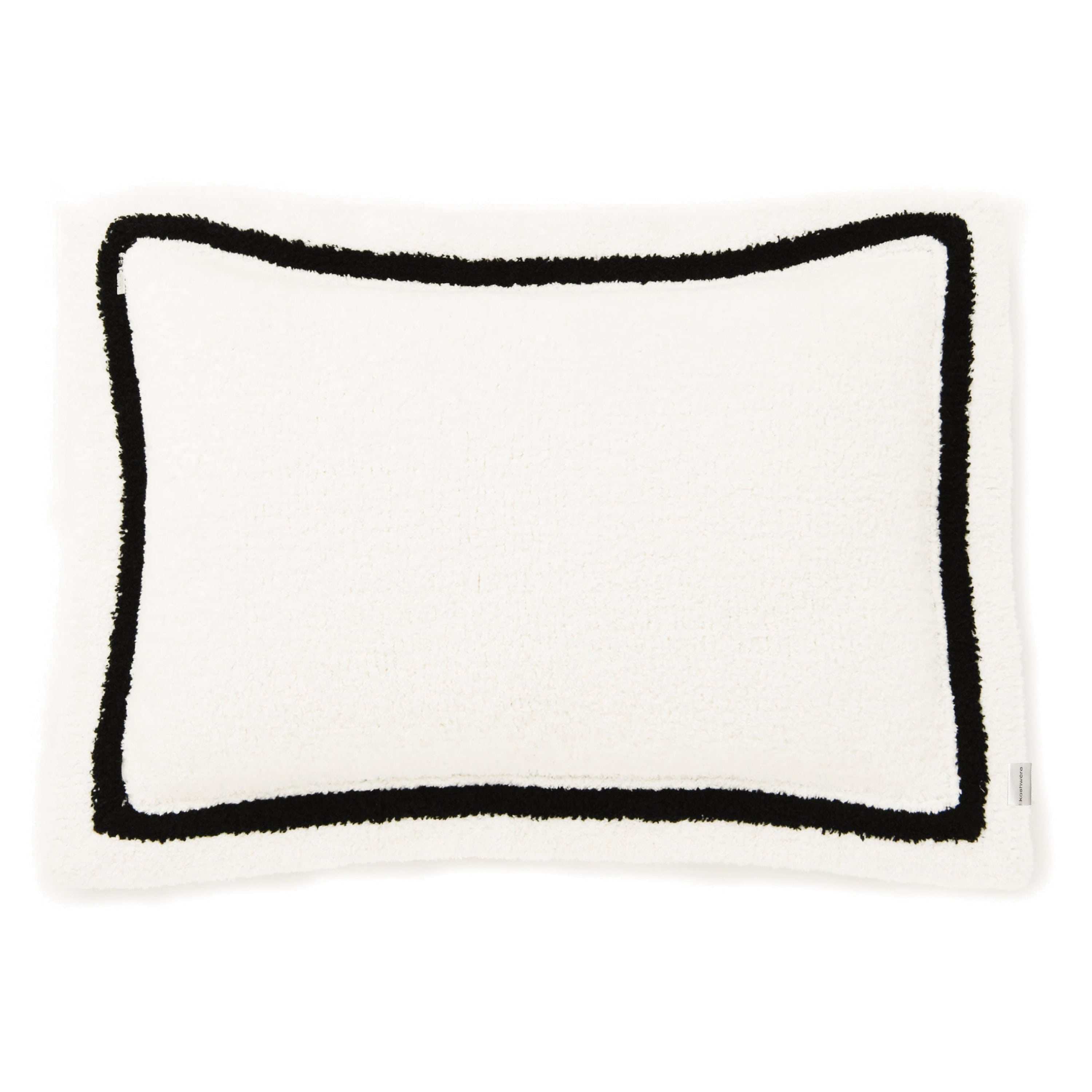 PILLOW CASE / FRAME(L ピロー付き creme/black): HOME | kashwere