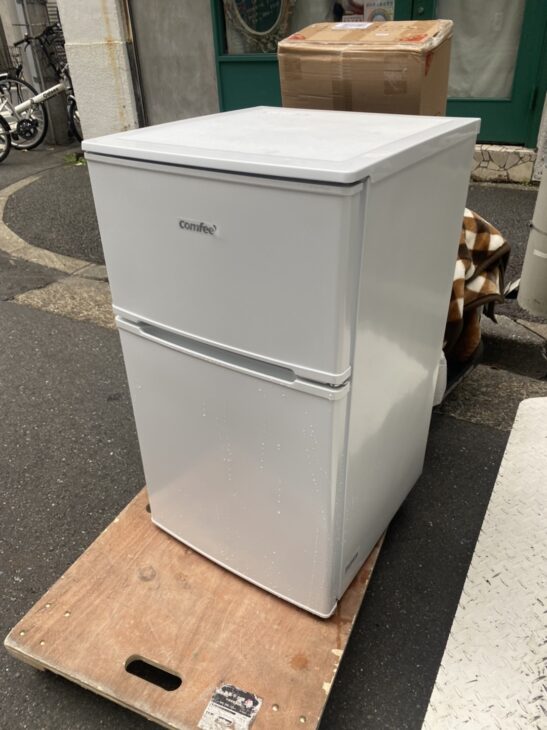 大川 COMFEEコンフィ 冷蔵庫 RCT90WH 2022年製 日本美的 Comfee