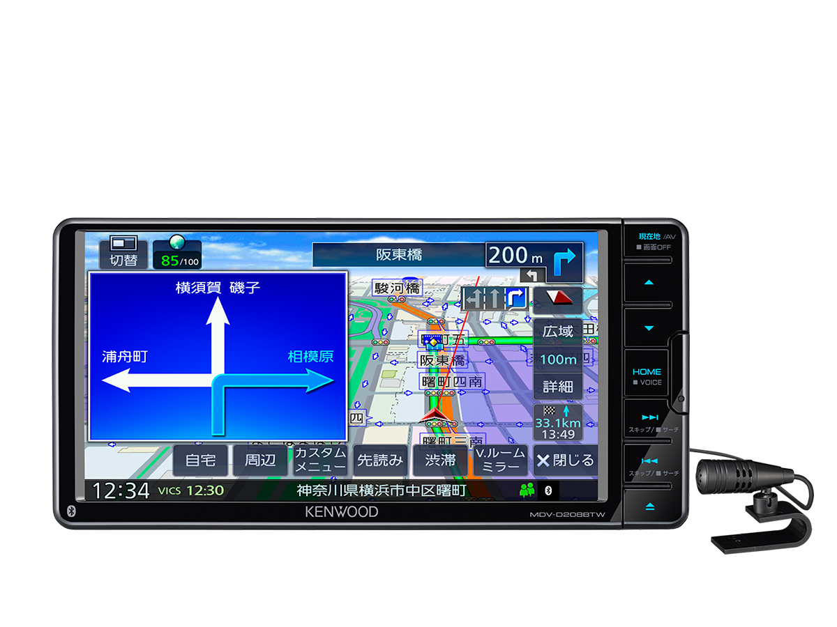 MDV-D208BTW/D208BT/D208 (生産完了品) | 特定販路向け製品 | KENWOOD