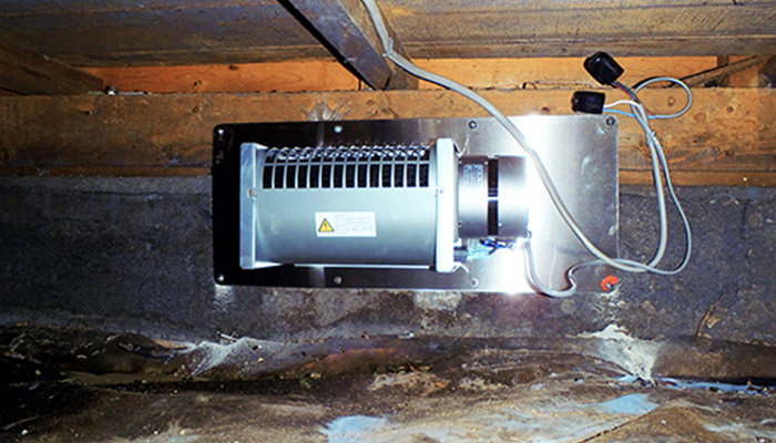 排気型床下換気扇【スーパークリーン2】 | 株式会社日本衛生センター