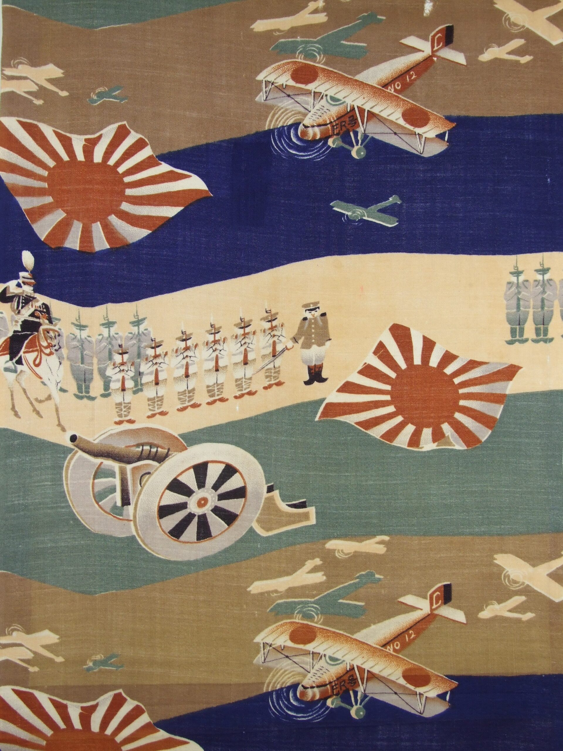 四季の展示 戦争柄 | 横浜・川崎・東京 着つけ教室｜公益社団法人服飾