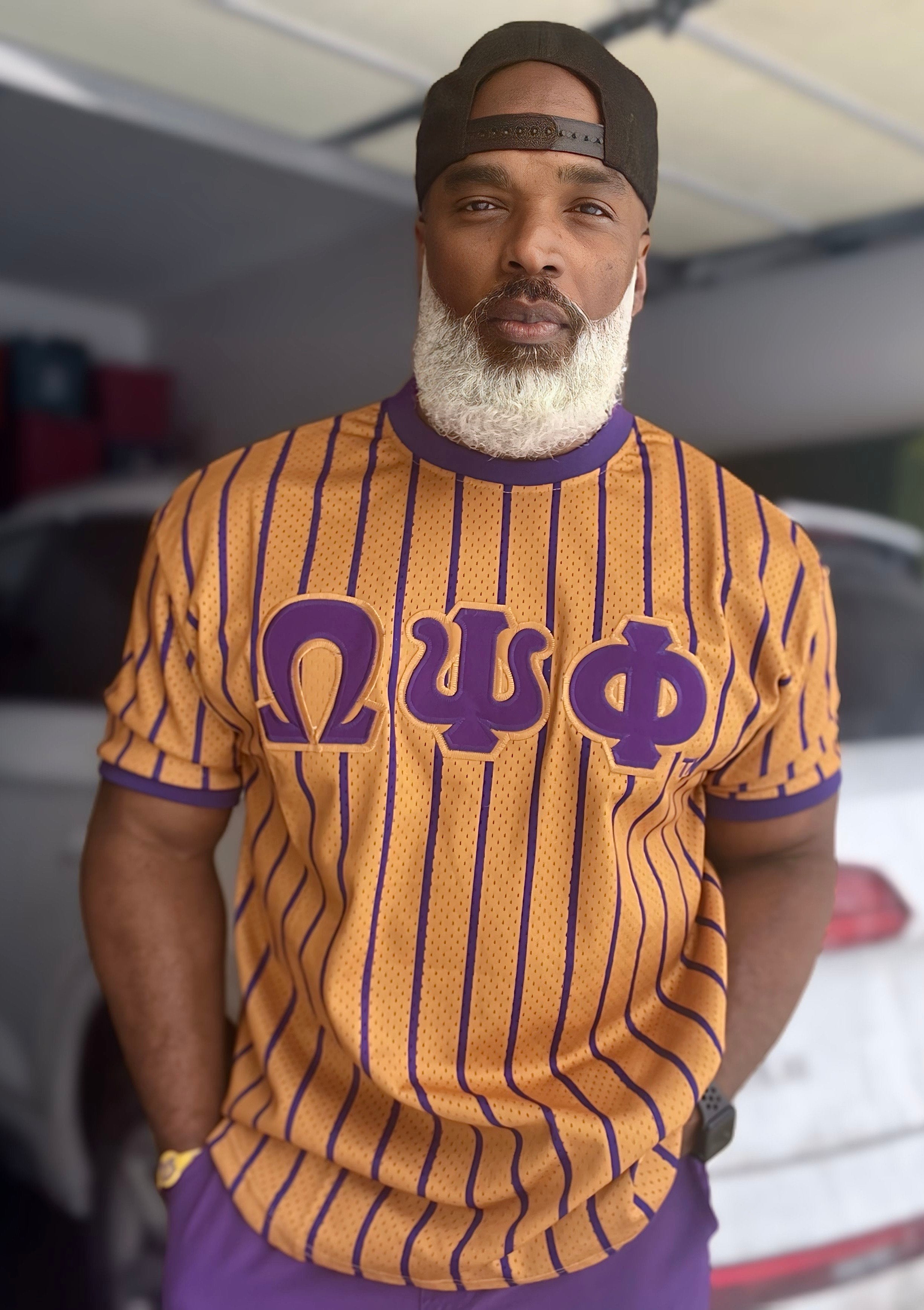 Omega Gold Pinstripe Baseball Jersey – The King McNeal Collection