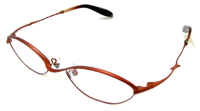 美品 希少 999,9 S-110T チタニウム 色付きメガネ 度あり 2025年最新