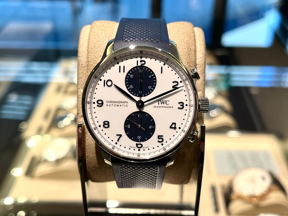 IWC】ラバーベルトでポルトギーゼを夏でもスマートに！_ポルトギーゼ用