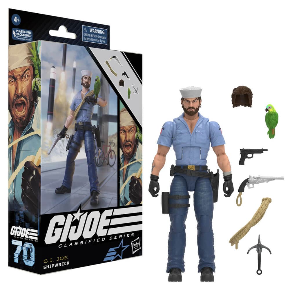 Hasbro F7462 6 inch G.I. Joe Classified Series Shipwreck, 70