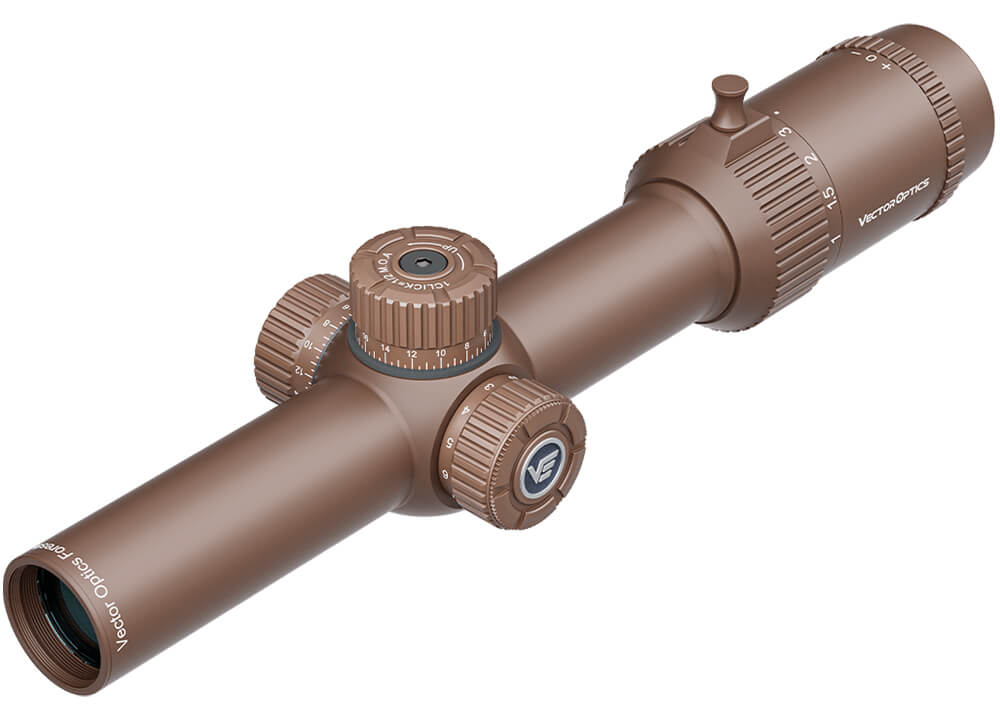 Vector Optics Forester 1-8x24 VFD-3 Rifle Scope - Coyote FDE