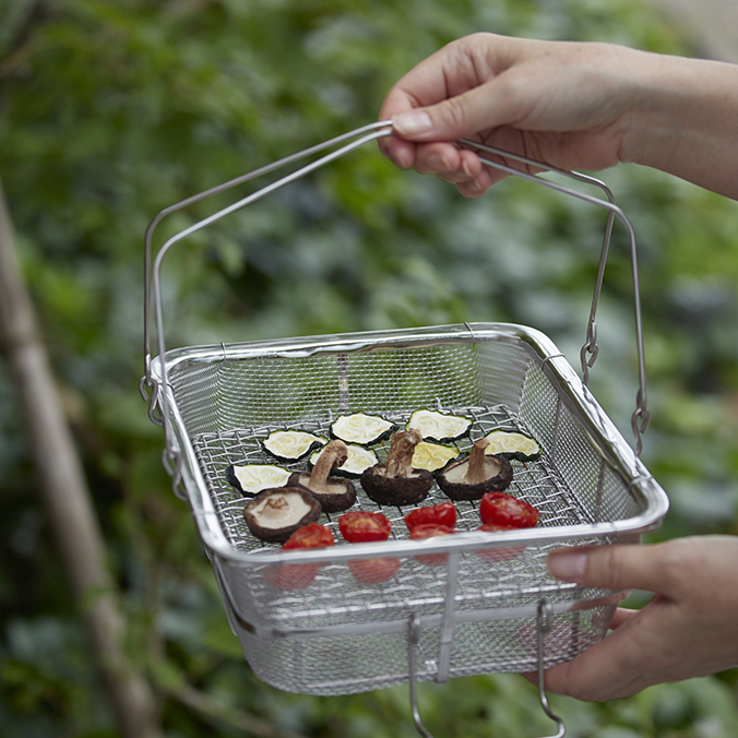 辻和金網 ふたつき干しかご ｜ kuriya長崎