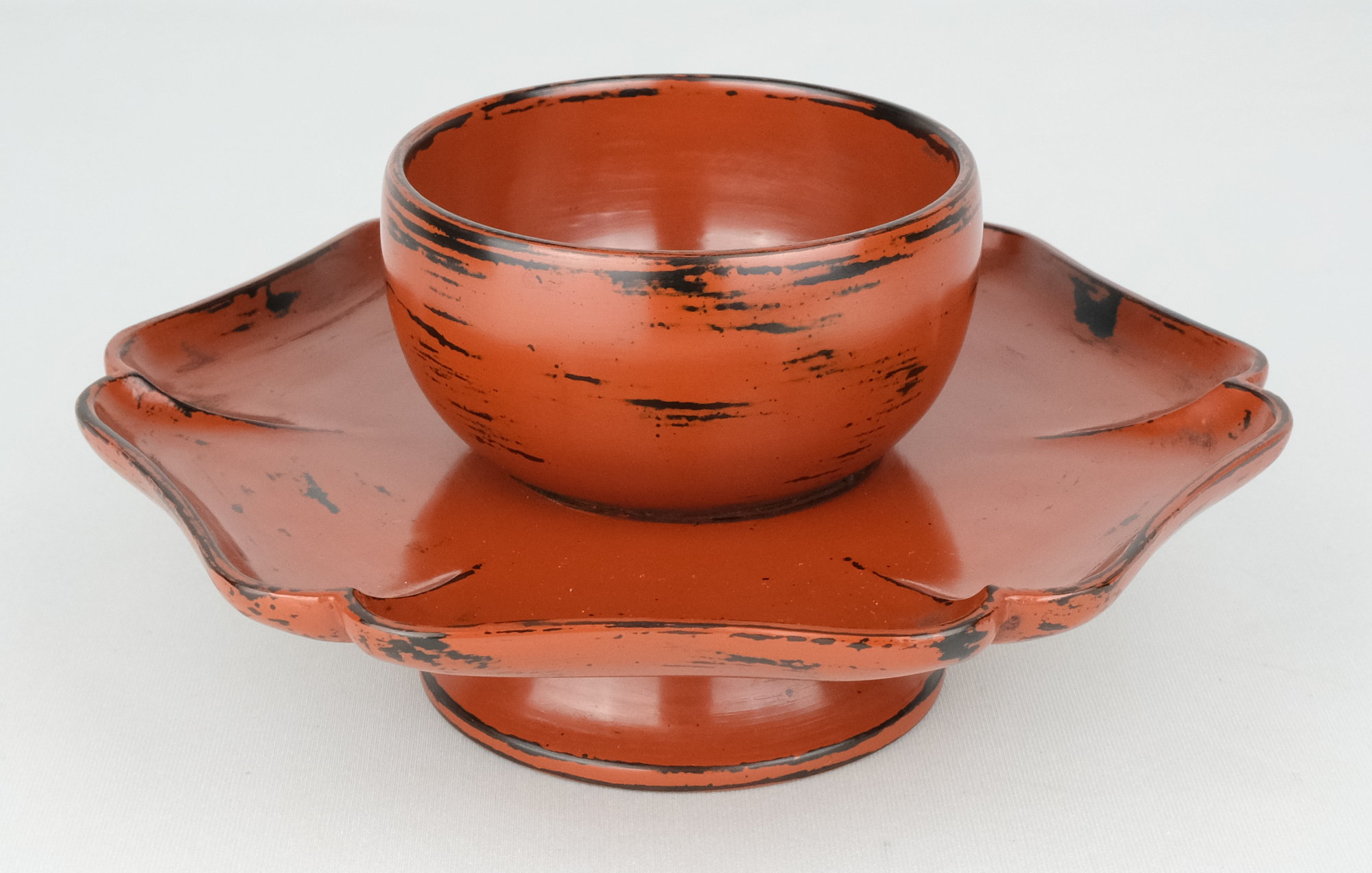 栗山園オンライン通販部 / 【出物】 根来輪花天目台 村瀬治兵衛