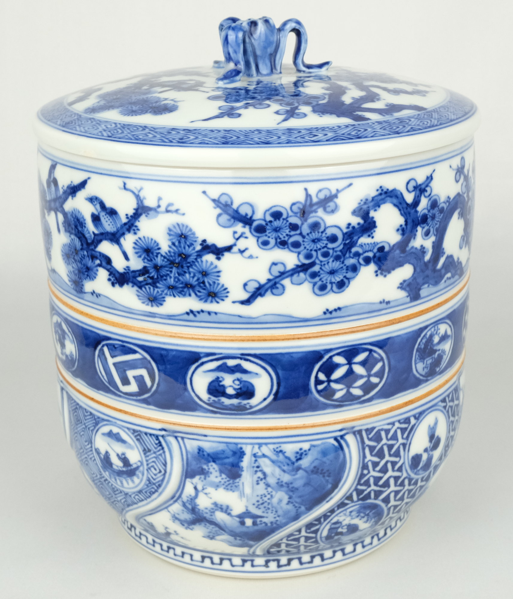 栗山園オンライン通販部 / 【出物】 倣祥瑞胴紐水指 宮川（真葛）香斎