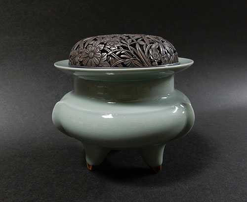 二代 諏訪蘇山 青磁香炉 ＜共箱＞ | 【骨董品買取】日本全国対応・老舗