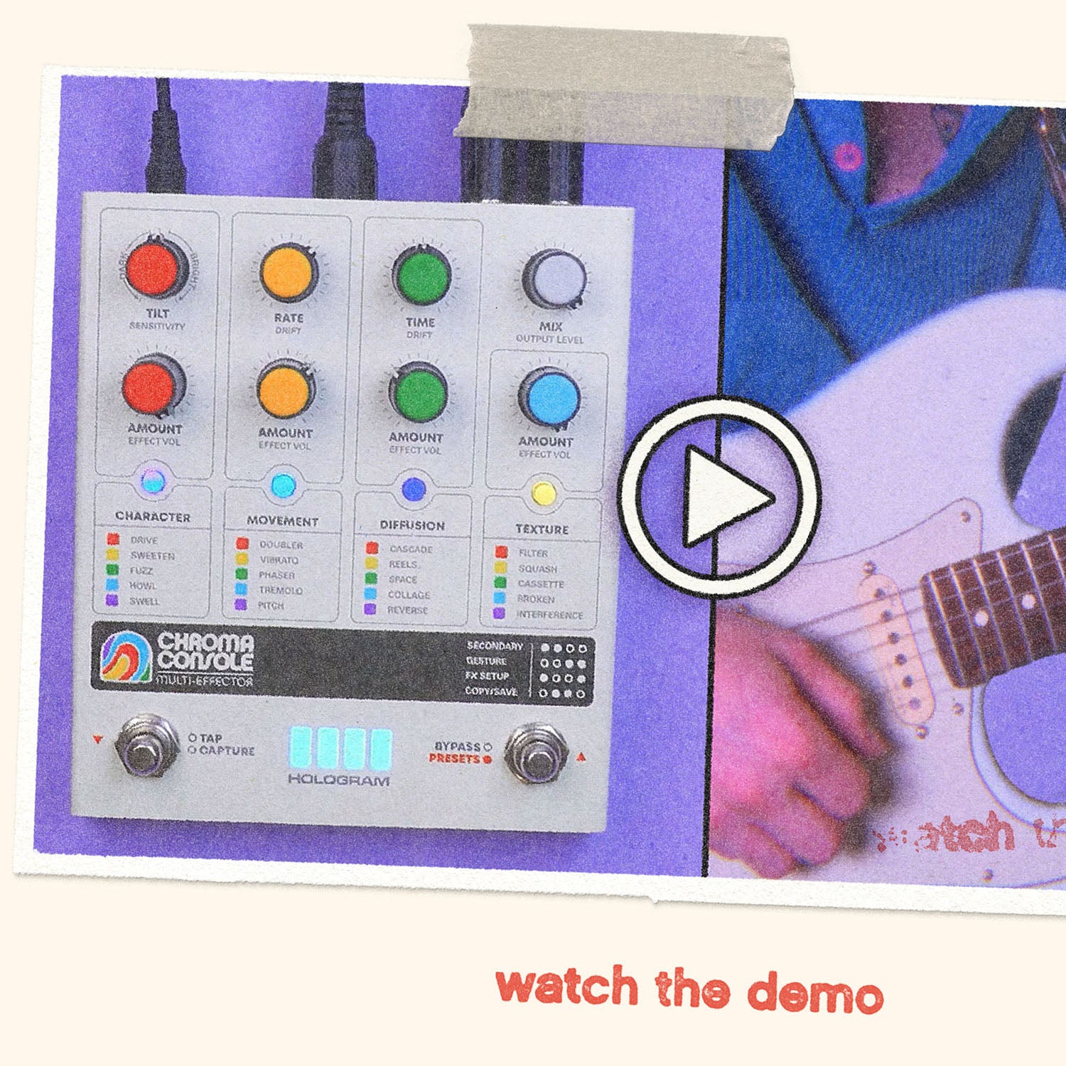 Chroma Console | A Colorful Suite of Effects – Hologram Electronics