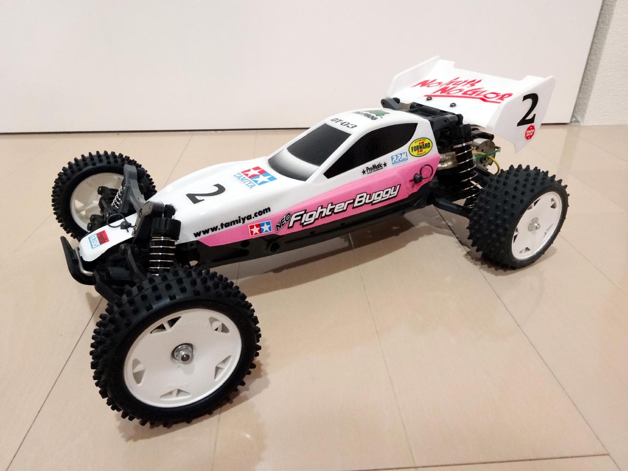 DF-03アルミダンパーセットをネオマイティフロッグに装着