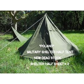 1953年製 (オリーブグリーン？) オランダ軍パップテント1枚 楽天市場