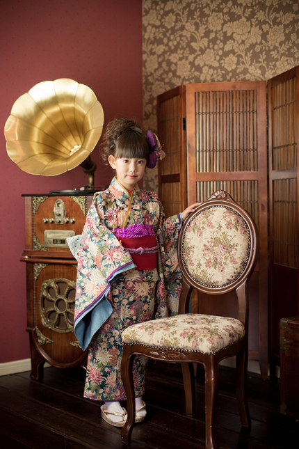 7歳ギャラリー | つくば市のレトロ七五三撮影ハイカラ アンティーク
