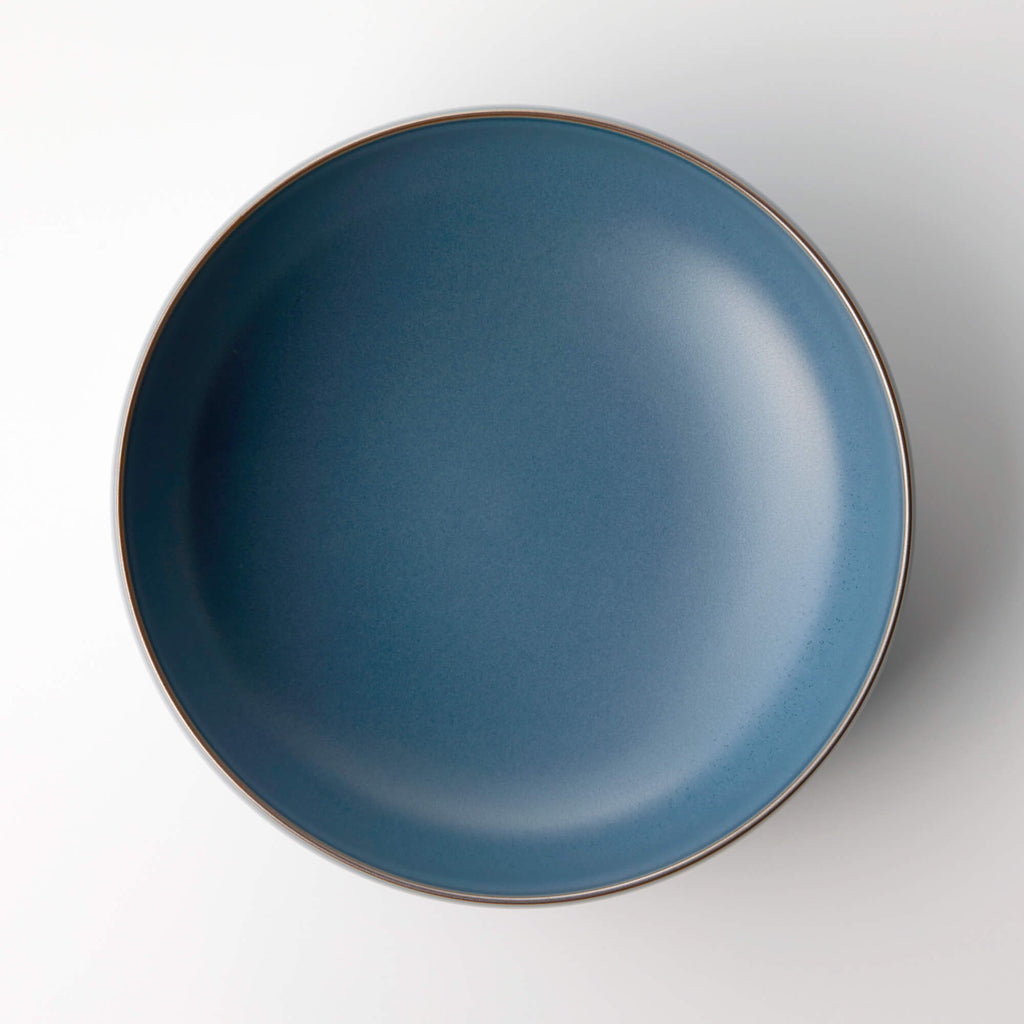 クラシック 菓子鉢 オールドブルーマット | 白山陶器直営オンラインストア