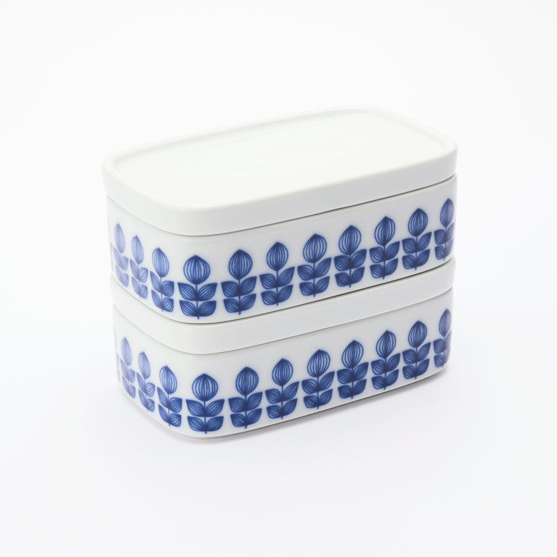 青葉紋 バターケース | 白山陶器直営オンラインストア