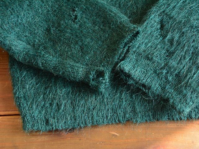 1960s〜 TOWNCRAFT Vネックモヘアセーター 表記M - 古着屋HamburgCafe