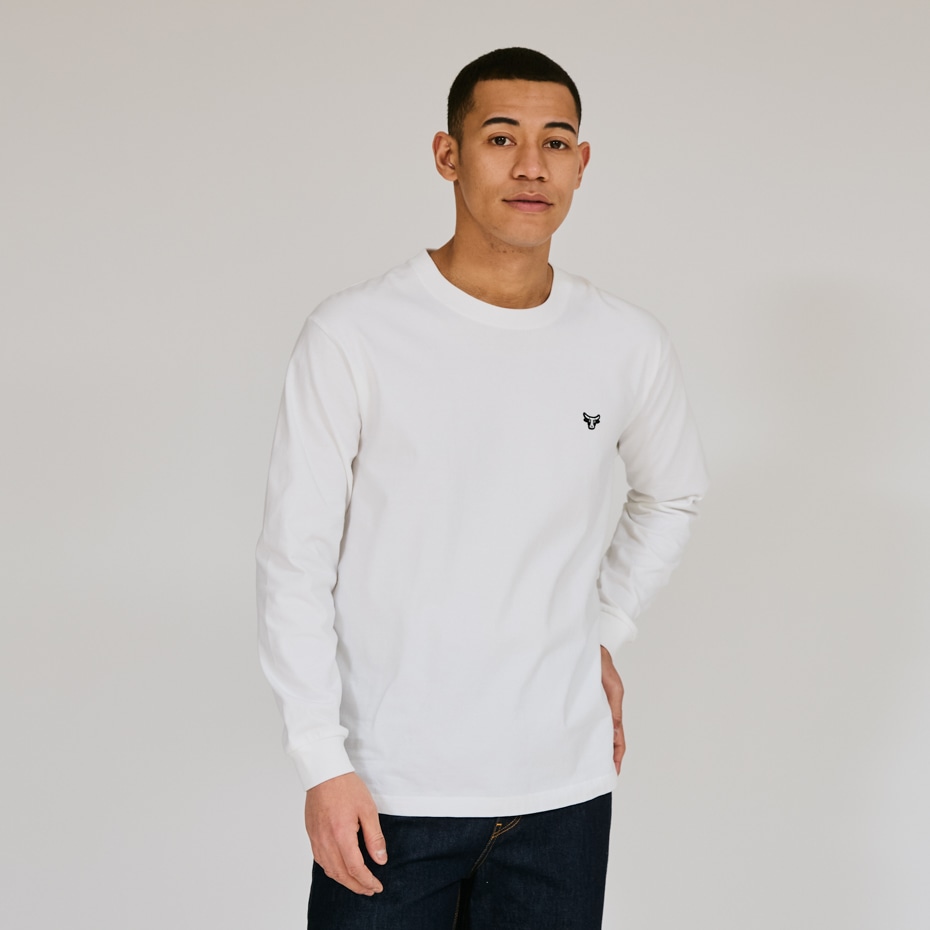 BEEFY-T ロングスリーブTシャツ ホワイト | ヘインズの公式通販サイト