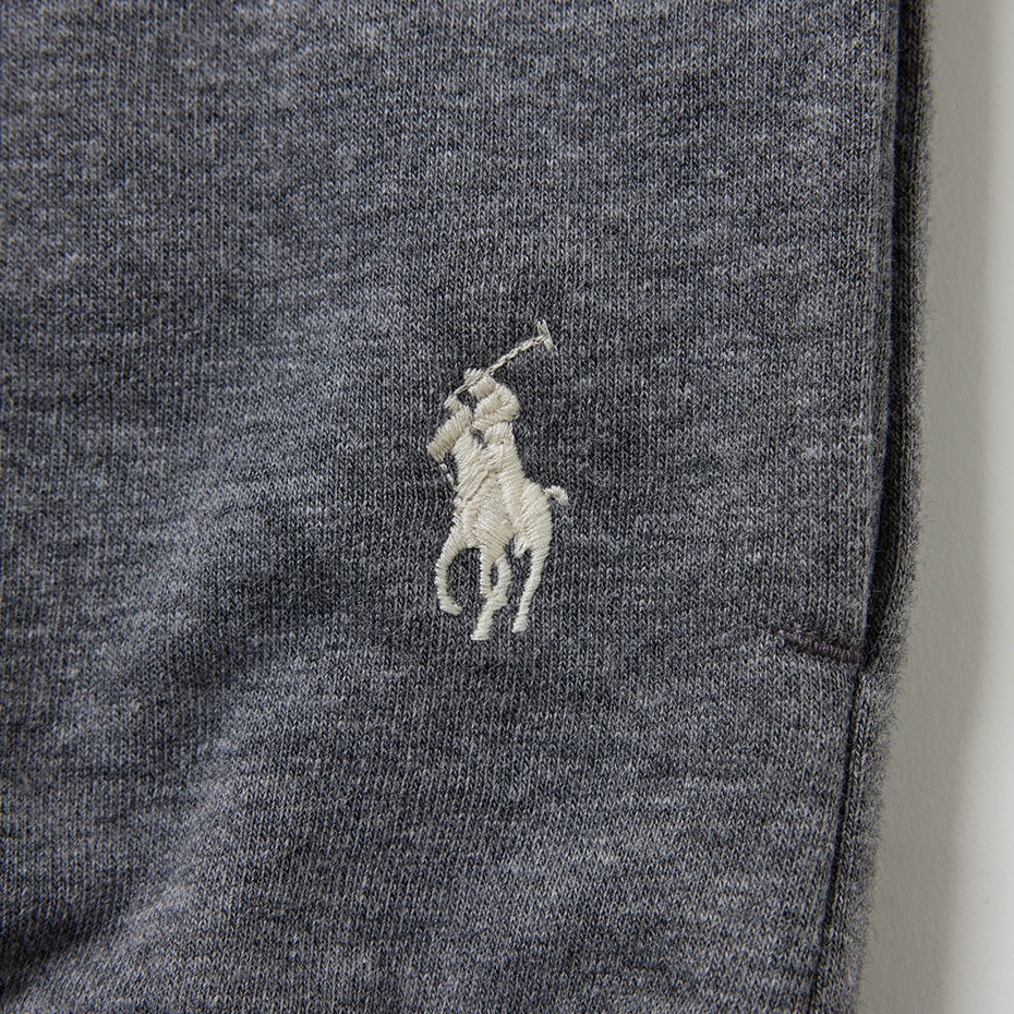 ブラッシュドフリース ジップアップジャケット ヘザーチャコール