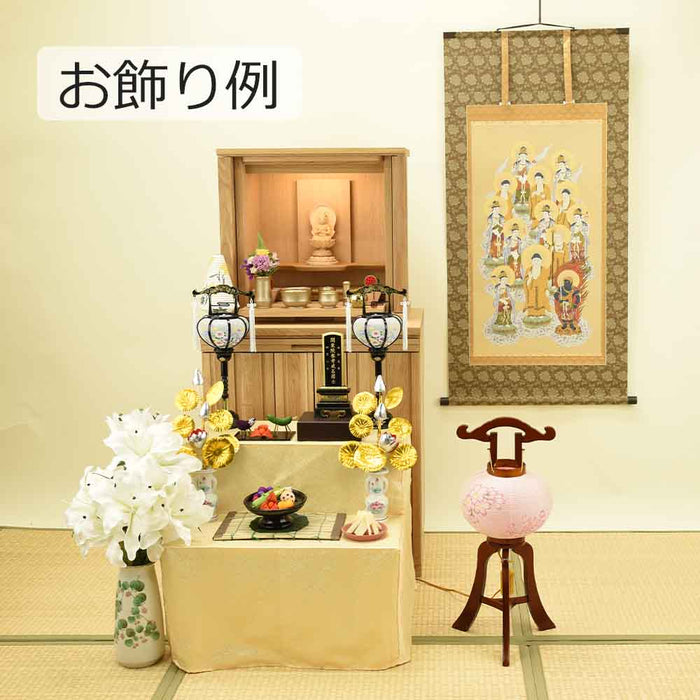 真作/河原進/牡丹図/桐共箱付/布袋屋掛軸HE-922 真作/河原進/牡丹図/桐