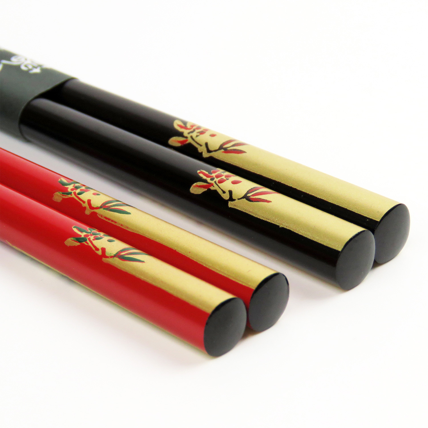 輪島うるし箸 南天 吉野箸袋・塗りひょうたん箸置き付きセット | 商品