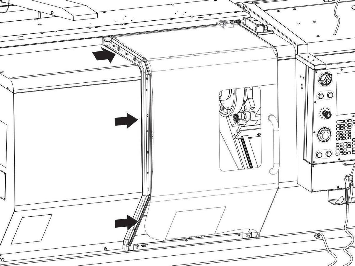 Operator Door - Wiper - Replacement - ST Series - Lathe - AD0039