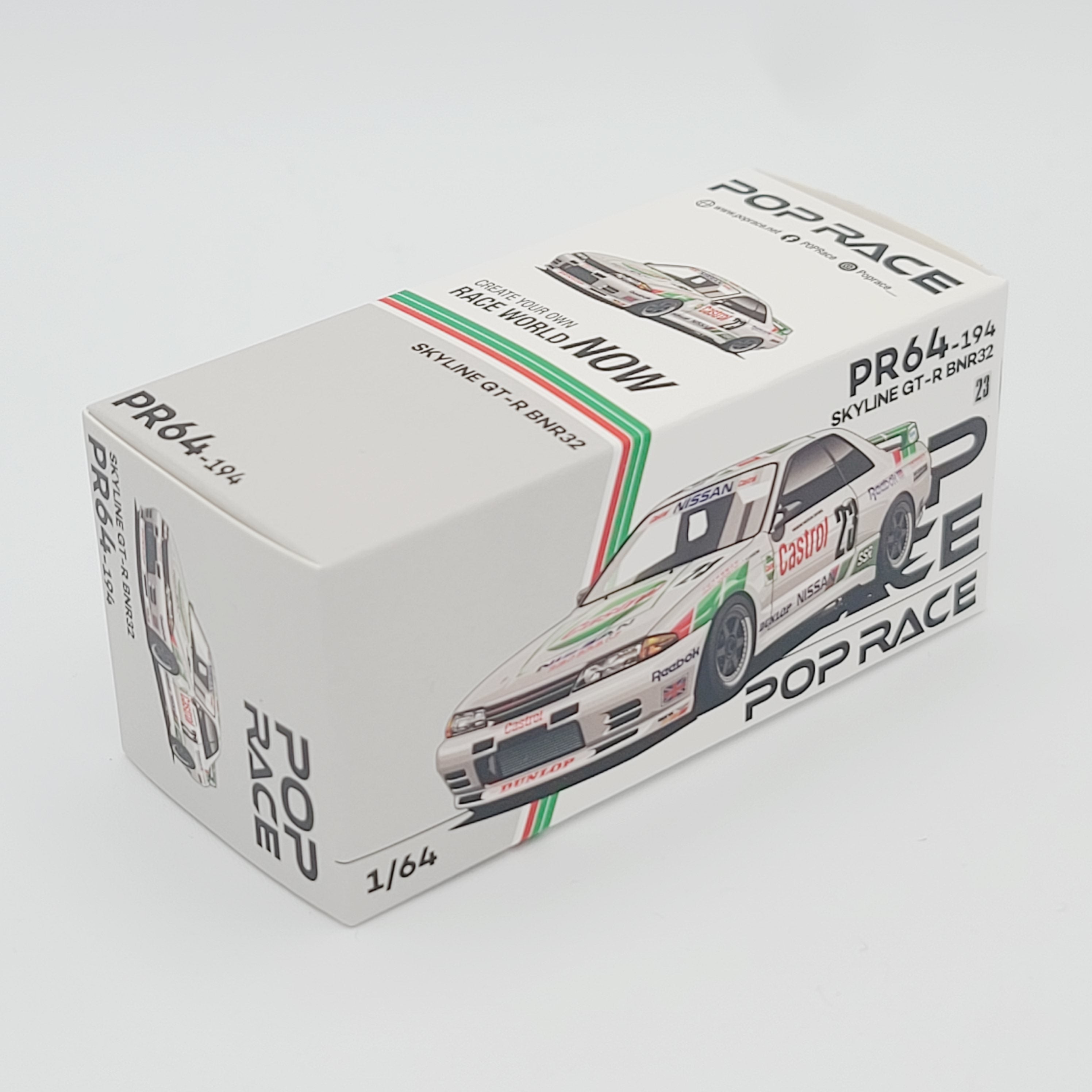 Pop Race Nissan Skyline GT-R R32 - 1:64, Castrol Oil (2025 Limited Edi