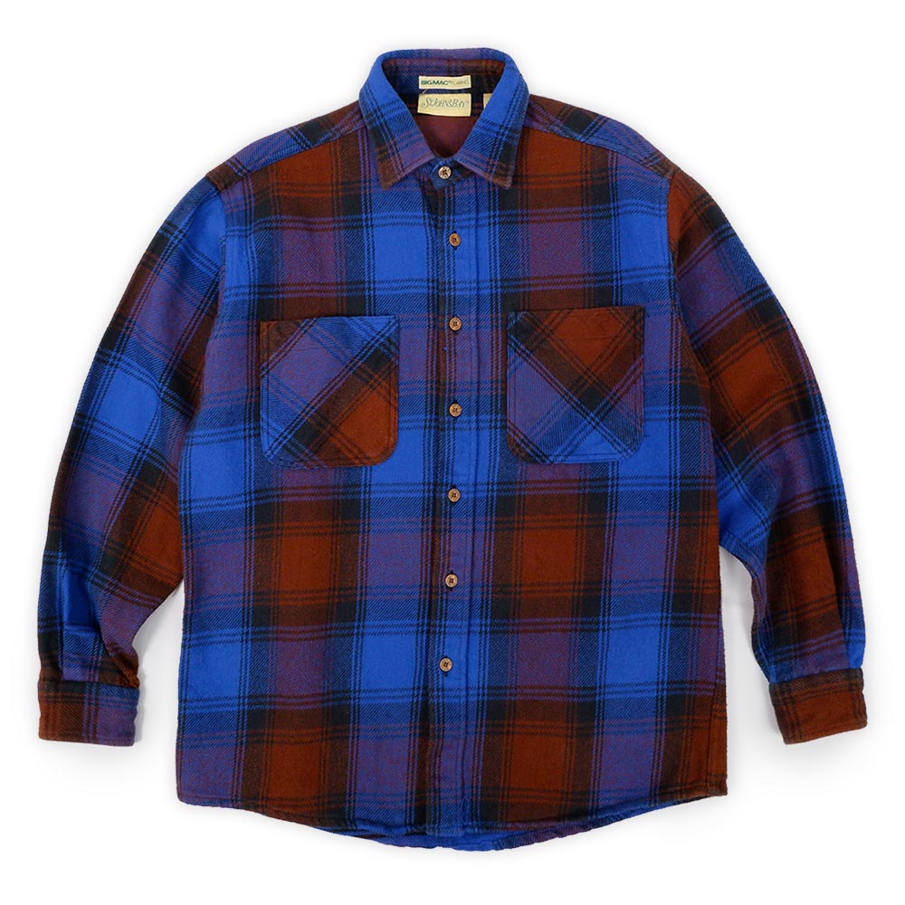 90's ST. JOHN'S BAY ヘビーネルシャツ “BIG MAC FLANNEL