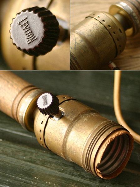 工業系ウッドハンドルトラブルライト｜インダストリアル照明USA