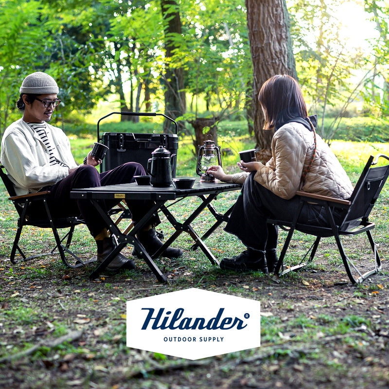 ウッドロールテーブルX Black Edition アウトドア