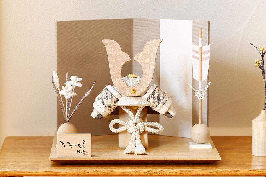 五月人形 木目込み兜 - 鳳 - ほう - 七宝薄桜｜ コンパクトでおしゃれ