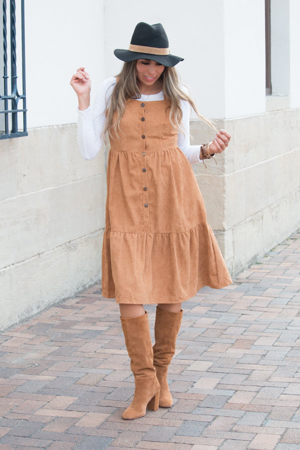 Charlie Corduroy Dress – Hipster Row